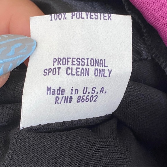 Maria by Bianca Nero Black & Purple Cocktail Dress - Picture 10 of 16